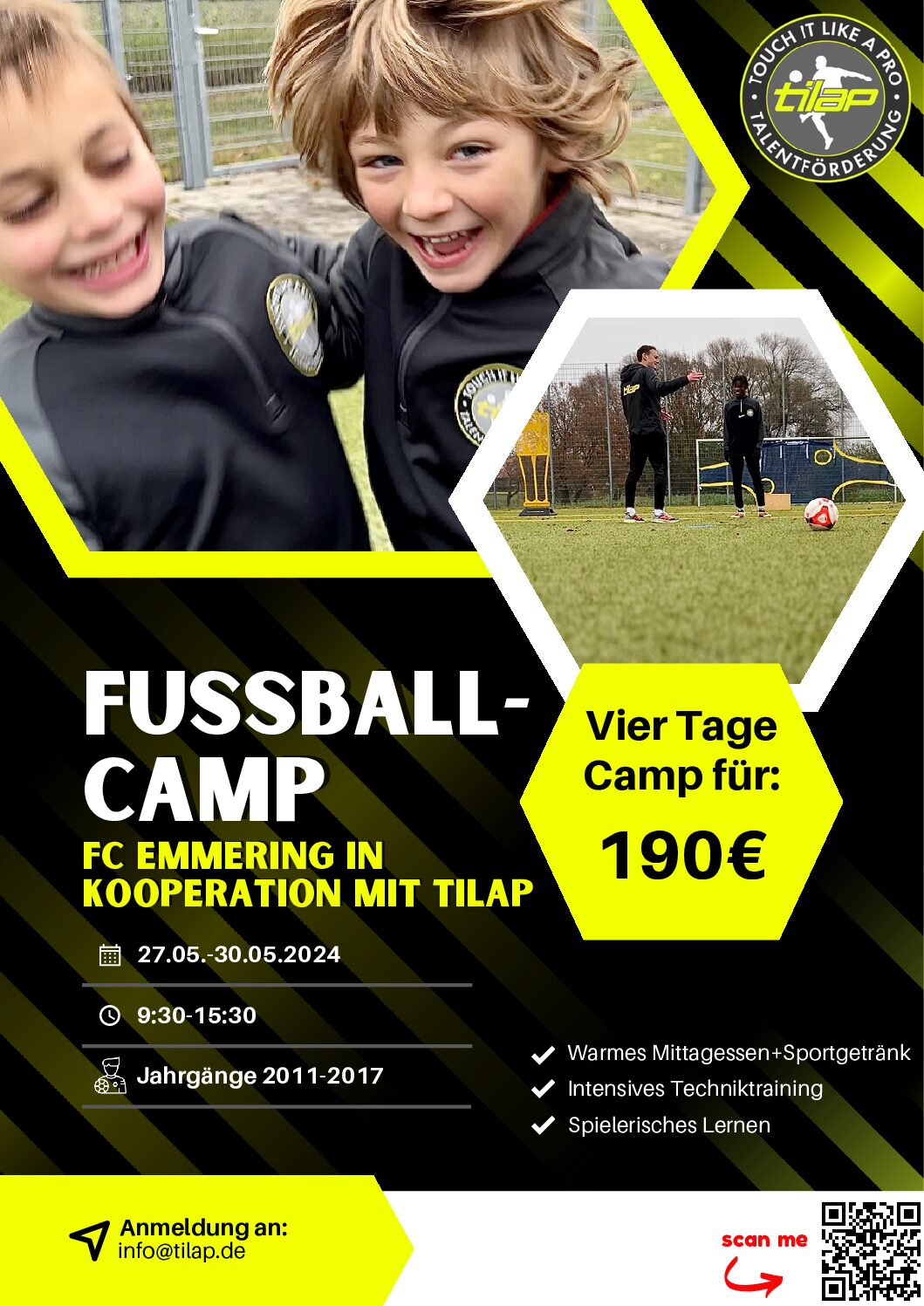 Fußball-Camp Pfingsten 2024